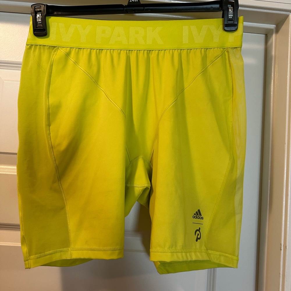 IVY PARK Yellow Athletic Shorts Lightweight Performance